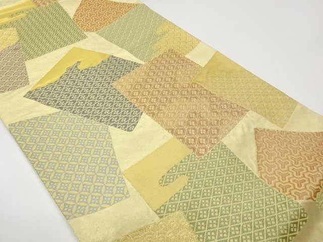 JAPANESE FUKURO OBI / WOVEN SHIKISHI PATTERN